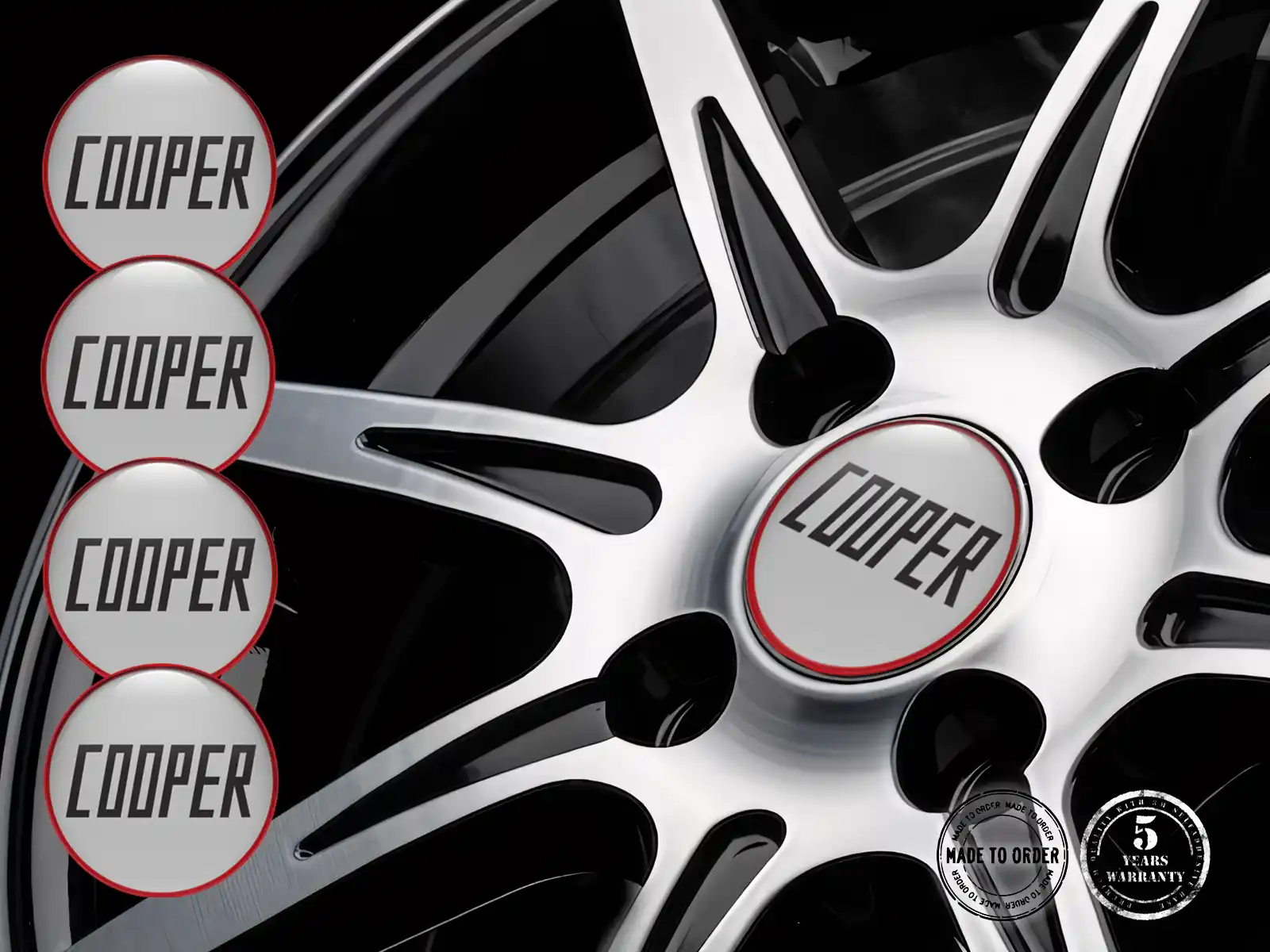 Mini Cooper Sticker Dome Edition High-Quality Car Labels